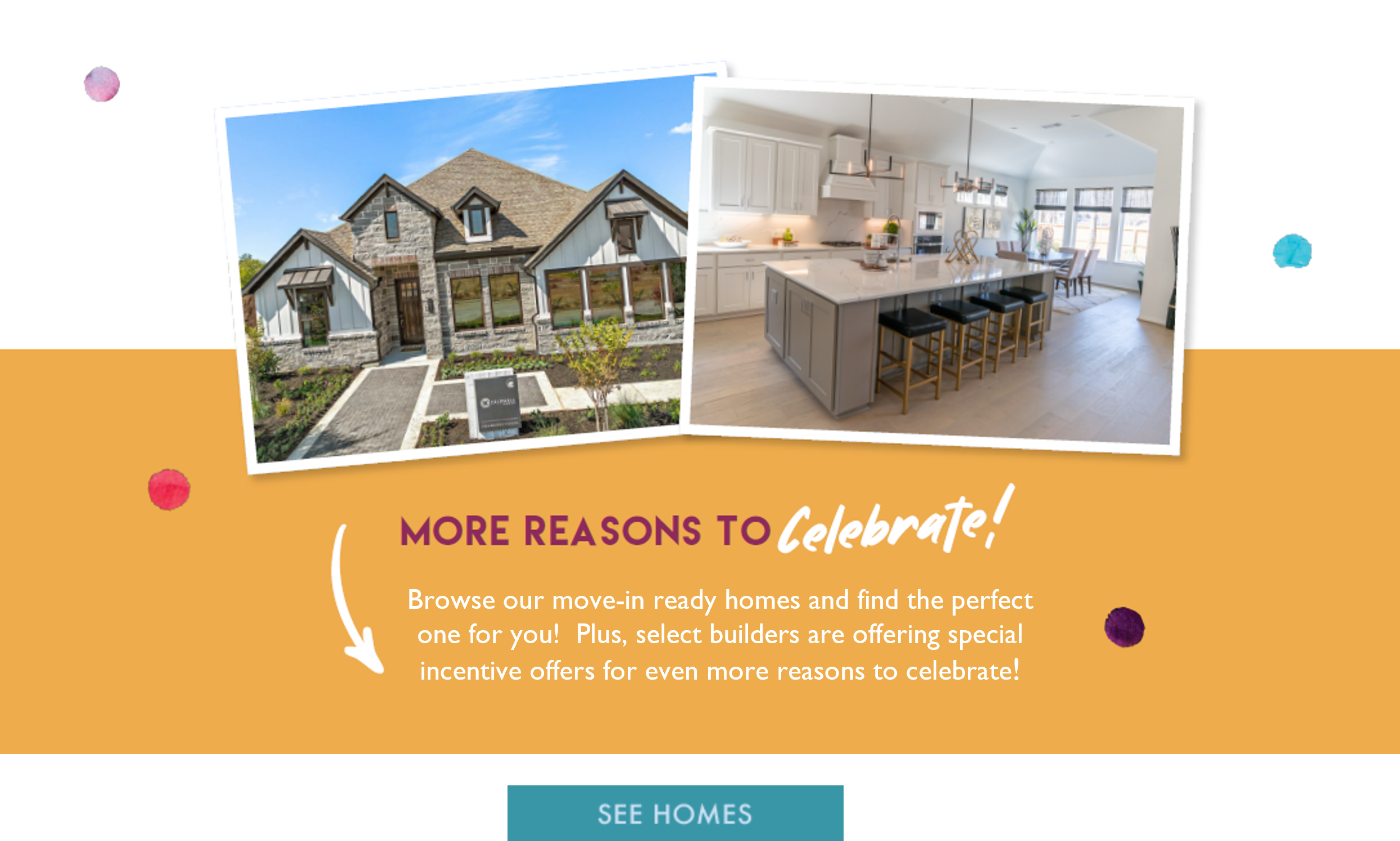 More Reasons to Celebrate!